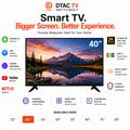 DTAC TV 40” Smart TV 2K | Dolby Audio | Android Smart TV