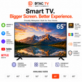 DTAC TV 65” Smart TV 4K | Dolby Audio | Android Smart TV
