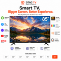 DTAC TV 85” Smart TV 4K | Dolby Audio | Android Smart TV